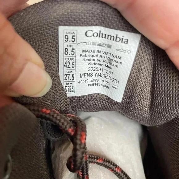 Columbia Outlander Crest Mid  brown boot sz 9.5 - Picture 8 of 8